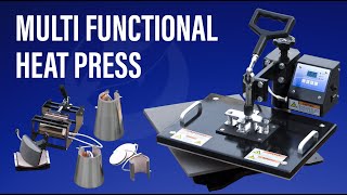 8in1 Multi Functional Heat Press Machine User Guide  Photo USA [upl. by Akeme727]