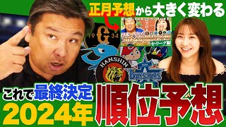 【プロ野球開幕直前】阪神2連覇の可能性は⁉︎『今年優勝はこのチームです‼︎』今シーズン順位予想を発表します‼︎ [upl. by Aleuqahs718]