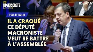 UN DÉPUTÉ MACRONISTE CRAQUE ET VEUT SE BATTRE À L’ASSEMBLÉE NATIONALE [upl. by Aitnohs259]