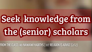 Seek knowledge from the scholars  Faris Al Hammadi [upl. by Wendin]