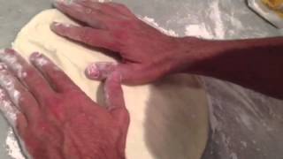 how to make by hands GLUTEN FREE pizza [upl. by Tterej]