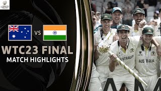 Australia v India  WTC23 Final  Match Highlights [upl. by Wooldridge270]