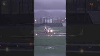 G650ER Arriving during HEAVY RAIN 🌧 gulfstream aviation shorts planespotting [upl. by Humberto]