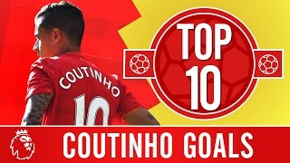 Top 10 Philippe Coutinhos Premier League screamers for Liverpool [upl. by Nudnarb]