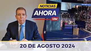 Noticias Ahora Mediodía en Vivo 🔴 Martes 20 de Agosto de 2024  Venezuela [upl. by Caressa774]