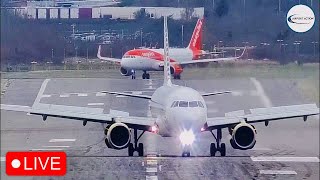 HAIL amp RAIN LIVE  Birmingham Airport ✈️ 23022024 liveairport [upl. by Tihom]