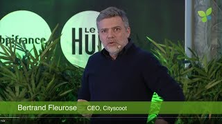 ECO18 Paris Bertrand Fleurose Cityscoot [upl. by Nonac]