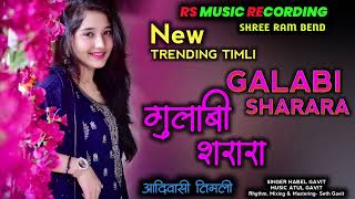 गुलाबी शरारा  Gulabi Sharara  New Aadivasi Trending Timli  RS Music Recording  Habel Gavit [upl. by Aurea]