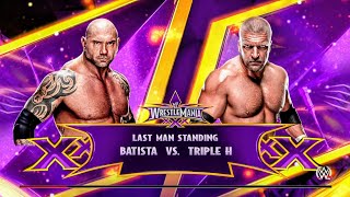 Batista vs Triple H  WWE 2K15  PS5 Full Match gameplay [upl. by Llertniuq376]