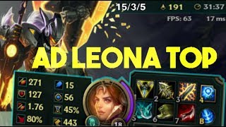 AD Leona rampages through Gold  League of OffMeta [upl. by Leirol]