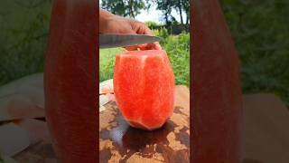 Slicing red watermelon cutting satisfying asmr watermelon [upl. by Alfeus]