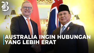 Prabowo Ingin Australia Banyak Terlibat dalam Perekonomian Indonesia [upl. by Nwahsek623]