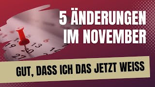 November 2024 Diese 5 Änderungen sollten Rentner kennen [upl. by Annirak]