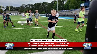 WHHI NEWS  All American Football Camp 2024  Hilton Head Island High School  On Location  WHHITV [upl. by Archy]