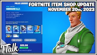 POLAR LEGENDS IS BACK Fortnite Item Shop November 20th 2023 Fortnite Battle Royale [upl. by Sale560]