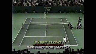 Chris Evert Lloyd vs Hana Mandlikova 1987 Key Biscayne 22 [upl. by Roshelle]