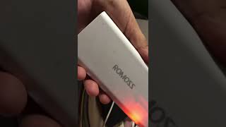 Checking Romoss Power Bank [upl. by Eeladnerb]