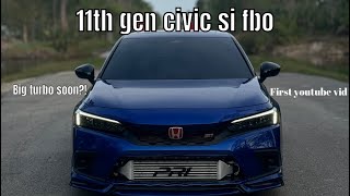 11th gen si overview of performance mods  small pull [upl. by Leugim568]