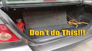 How Not to do Car Audio Episode 22  AnthonyJ350 [upl. by Apfelstadt]