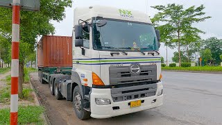 Semitrailer truck spotting  HINO truck [upl. by Chin]