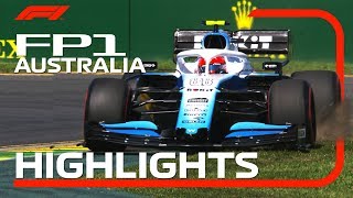 2019 Australian Grand Prix FP1 Highlights [upl. by Ennaus784]