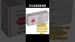 Structure of Diazepam benzodiazepines diazepam pharmacy shortvideo youtubeshorts shorts meds [upl. by Sadirah]