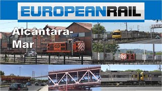 Portugal 2018 Comboios de Portugal 3150  3250 amp MEDWAY 1400 Trains  Alcântara Mar [upl. by Anirda833]