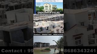 Duplex amp Triplex Villas for Sale Gagillapur Gandimaisamma Dundigal RealestateNews TrendingShorts [upl. by Ahsinnek]