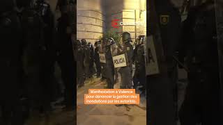 Manifestation à Valence contre la gestion des inondations par les autorités et le Gouvernement [upl. by Nessah794]