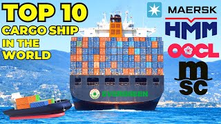 Top 10 Biggest Container Ships Floating at Ocean 2024  World Record 2024  Mr 10 Ship World Trade [upl. by Nirat485]