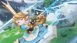 CHARLOTTA HAS CRAZY COMBOS  Granblue Fantasy Relink DEMO GAMEPLAY [upl. by Eneres]