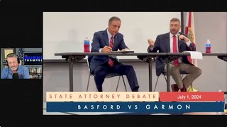 Larry Basford crushed in candidate debate by Eric Garmon in State Attorney race [upl. by Skutchan]