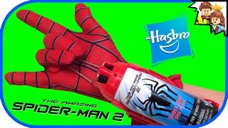 Amazing SpiderMan 2 Mega Blaster Web Shooter with Glove  BrickQueen [upl. by Yarazed943]