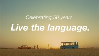 EF celebrates 50 years – Live the language [upl. by Gavette]