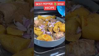 BEST PEPPER soup RECIPEDont cook cat fish until you have watched this food motivation [upl. by Fancy]