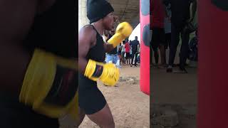 Female Boxer National Champion Idowu Misturah [upl. by Lonnie]