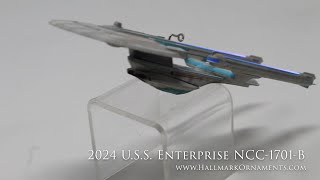 2024 USS Enterprise NCC1701B NEXUS DAMAGE  SDCCNYCC Hallmark Ornament [upl. by Kcirtemed]