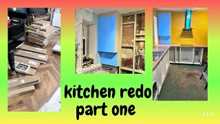 Kitchen Redo part one [upl. by Esinyl]