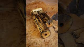 Native American Style Harmony Drone Ocarina FC  Spalted Birch Branch  Meditation Flute [upl. by Graves]