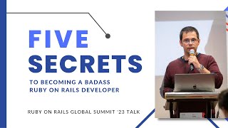 5 Secrets to Becoming a Badass Ruby on Rails Developer [upl. by Misty]