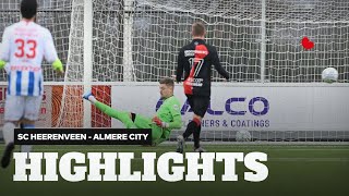 Oefennederlaag tijdens trainingskamp  Highlights sc Heerenveen  Almere City [upl. by Aneerol895]