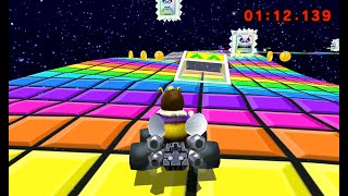 MK7 TAS SNES Rainbow Road  112139 [upl. by Aitercal959]