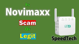 Novimaxx Wifi Booster Review  Novimaxx Scam  Speedtech [upl. by Atinot950]