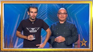 El jurado sufre al probar el cóctel más picante del mundo  Audiciones 3  Got Talent España 2019 [upl. by Annawad]