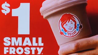 WENDYS COMMERCIAL 2024  WENDYS FROSTY ONLY 1 YOU WONT BELIEVE THE ONE amp ONLY FROSTY IS A BUCK [upl. by Boeschen]