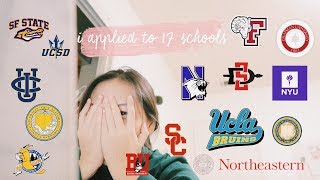 i applied to 17 schoolsand this is the result  college decision reactions 2019 [upl. by Norat]