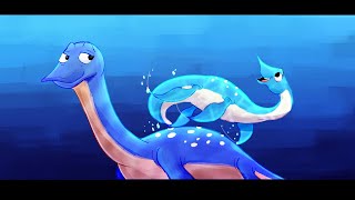 The Pleisiosaurs  dinosaur animation [upl. by Steffy]