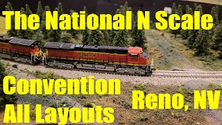 All The Layouts  The 2023 National N Scale Convention [upl. by Sidoon252]