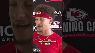 Mahomes on Building Chemistry with New Receivers chiefskingdom nfl patrickmahomes [upl. by Nwhas]