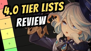 Genshin Impact 40 TIER LIST Review  Updated 5 Stars Rankings [upl. by Filip]